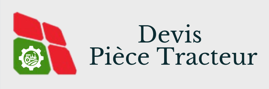 Logo Devis Piece Tracteur simple texte et logo - retour accueil